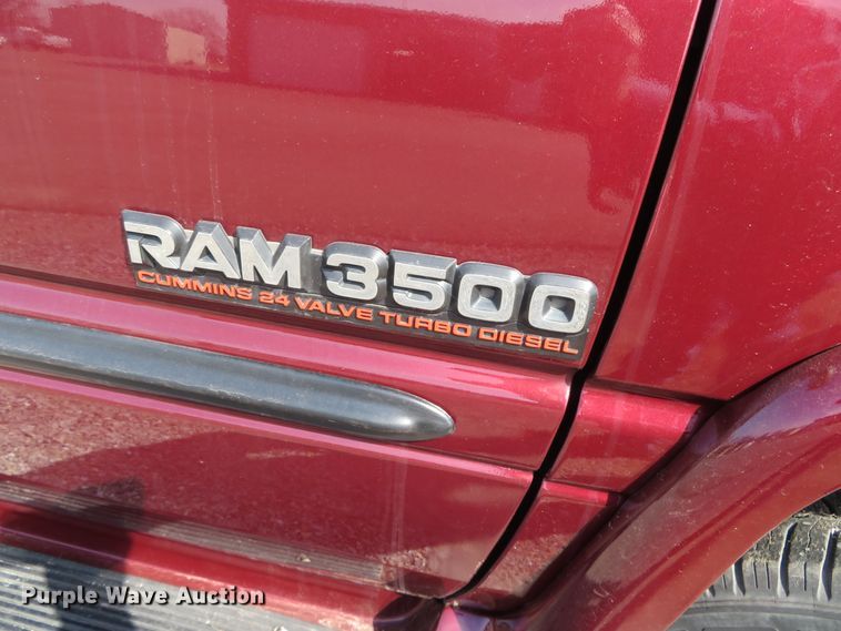 2001 Dodge Ram 3500  Quad Cab pickup truck