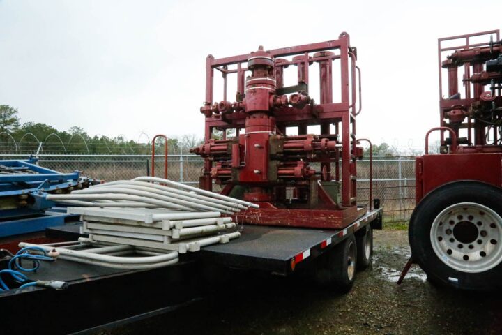 Used 2015 Texas Oil Tools BOP and trailer